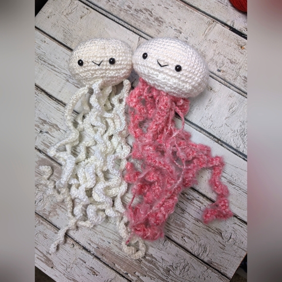 Handmade Crochet Jellyfish Plushies - Picture 2 of 4